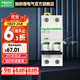 施耐德空氣開(kāi)關(guān) A9系列雙進(jìn)雙出IC65N家用2P總閘開(kāi)關(guān)雙片 20A