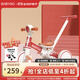 BG-BABYGO兒童三輪車(chē)多功能腳踏車(chē)自行車(chē)1-3歲寶寶滑步車(chē)嬰兒推車(chē) 寶石紅