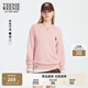 Teenie Weenie小熊女裝衛衣2025年秋季新款簡(jiǎn)約寬松學(xué)院風(fēng)圓領(lǐng)上衣 粉色 M