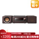 JVC【日本直郵】建伍多功能組件家庭音響高解析度音源播放 支持USB/CD-R/RW 光盤(pán)播放【需變壓器】 EX-S55-T棕色【木錐喇叭】
