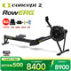 concept2美國品牌concept2劃船機C2風(fēng)阻劃船器RowERG家用 RowErg標準版黑色