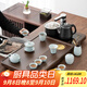 博為（BW）汝窯茶具套裝家用高檔茶具全自動(dòng)智能燒水茶盤(pán)套裝汝窯云海茶盤(pán)
