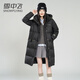 雪中飛（SNOWFLYING）中長(zhǎng)款羽絨服女士2025冬季新款洋氣韓版時(shí)尚保暖直筒泡芙百搭外套