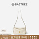 BAGTREE【明星同款】包包樹(shù)奶盒包植鞣皮單肩斜挎腋下通勤Hobo枕頭女士包 皎月白-小號【雙磁吸款】 高級小眾