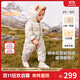 英氏（YEEHOO）兒童羽絨服秋冬納米抗菌輕薄款嬰兒羽絨服連體衣