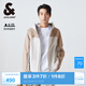 杰克·瓊斯（JACK&JONES）男裝春新款直筒Teflon面料防水背后反光字母外套男士224121061 C42 巖灰色 常規(guī) C42 巖灰色 M 175
