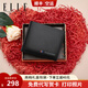 ELLE HOMME法國男士真皮錢(qián)包禮盒短款兩折票夾錢(qián)夾皮夾生日禮物送男友老公 1501-1/帶駕駛證夾/(無(wú)賀卡照片) 法國品牌/送禮有面