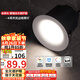 雷士（NVC）LED筒燈嵌入式背景墻無邊框12瓦暖白未來光全光譜護(hù)眼燈開孔75mm