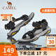 駱駝（CAMEL）涼鞋男士夏季戶外沙灘男拖鞋中老年爸爸防滑軟底涼鞋 A822162412 黑色 男 42