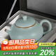 青澹汝窯茶壺三才蓋碗大號泡茶碗茶具景德鎮陶瓷家用手工西子壺 西子壺 （不開(kāi)片） 150ml