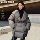 VEROMODA羽絨服2025冬季新款90白鴨絨連帽休閑羽絨服新年過(guò)年 花崗石灰色 S