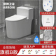 箭牌ARROW衛浴普通馬桶家用衛生間防臭坐便器超漩虹吸式抽水小戶(hù)型坐 B款 五孔虹吸式?jīng)_水 400mm