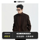 伯爵卓爾經(jīng)典通勤雙面呢西服男士2025秋冬季新款簡(jiǎn)約西裝外套男 W541611 巧克力軟糖 S (165)