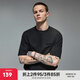 CHINISM  CH赤塵字母印花短袖T恤男士夏季簡(jiǎn)約潮流休閑情侶半袖簡(jiǎn)約上衣 黑色 XL