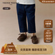 Teenie Weenie Kids小熊童裝25年款新款男寶寶休閑彈力仿牛仔長褲 藏青色 110 cm