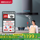 帥康T8051DG 抽油煙機20風(fēng)量脫排油煙機745小尺寸家用頂吸式歐式吸油煙機自清洗 750mm小型 單煙機丨T8051DG 745mm小尺寸