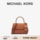 MICHAEL KORS邁克高仕 MK Ava 超小號皮質(zhì)翻蓋迷你手提包斜挎包 牛皮棕 230 迷你