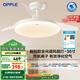 歐普（OPPLE）風(fēng)扇燈吊扇燈護(hù)眼全光譜智控LED照明Ra95餐廳臥室燈包安裝 冰風(fēng)白