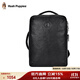 暇步士（Hush Puppies）雙肩包男士商務(wù)書(shū)包牛皮大容量男包15.6英寸電腦包生日禮物