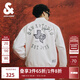 杰克·瓊斯（JACK&JONES）男裝春秋NBA聯(lián)名馬刺隊圖案膠印潮流棒球領(lǐng)夾克外套男款224321004 云霧灰A41 常規 云霧灰A41 XL 185