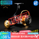 伊酷達（ECOODA）星焰紡車輪近海船釣輪抽鐵板慢搖輪遠投波爬海釣輪黑黃刀鲅放流輪 5000型（速比5.1:1/釣力10kg）