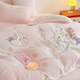 女孩兔子冬季牛奶絨四件套加厚珊瑚絨被套兒童少女公主風(fēng)床單床品 牛奶絨-小兔天使-粉-送抱枕 1.8m 床單款 （被套200*230cm）