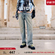 Levi's?SilverTab?25春夏新款女士美式高街休閑BAGGY直筒牛仔褲 藍色 28 (31)