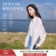 香影天絲輕薄開衫襯衫外套女夏季2025新款高級感襯衣戶外寬松上衣 白色 L