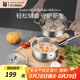 WMF食品級不銹鋼無涂層嬰兒輔食鍋湯鍋寶寶煮牛奶熱奶蒸鍋16cm奶鍋 DiademPlus奶鍋(帶蓋)+蒸屜 16cm