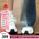 KAPPA女鞋背靠背老爹鞋女2025夏季新款潮流網(wǎng)面透氣小白鞋休閑運(yùn)動(dòng)鞋女 經(jīng)典白/海昌藍(lán) 38