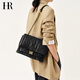 HR赫蓮娜包包女包頭層牛皮單肩斜挎包女輕奢菱格鏈條通勤包新年禮物