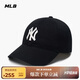 MLB帽子男女軟頂棒球帽虞書(shū)欣明星同款運(yùn)動(dòng)鴨舌帽3ACP6601N-50BKS-F