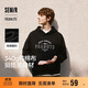 森馬（Semir）史努比系列連帽衛衣男復古學(xué)院印花情侶裝秋季寬松101524116201