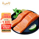 賣(mài)魚(yú)七郎冷凍挪威三文魚(yú)段1.8斤 約6塊 大西洋鮭切塊去刺魚(yú)類(lèi)