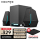 漫步者（EDIFIER）HECATE G1500電腦音箱 2.0游戲電競(jìng)音響藍(lán)牙5.3家用桌面臺(tái)式機(jī)筆記本RGB炫酷燈效 MAX版【2.1聲道】帶低音炮