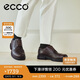 愛步（ECCO）夏季布洛克雕花牛皮商務(wù)皮鞋男 都市首爾522334 棕色41