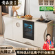 貴森堡（GUISENBAO）茶吧機家用高端客廳用2025年新款大小戶型智能消毒柜多功能餐邊柜 現(xiàn)代輕奢風實木茶吧機柜子多功能儲物客廳飲水餐邊一體