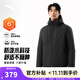 安踏（ANTA）商務(wù)羽絨服丨速暖羽絨外套男冬季連帽防潑水保暖內絎不臃腫棉服 【三防科技】基礎黑7914-2 XL (男180)