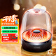 哈曼卡頓（Harman/Kardon）琉璃4代 360度環(huán)繞立體聲 菱形氛圍燈效 下沉式低音炮 桌面藍牙音箱 Aura Studio4黑色