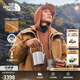 北面（The North Face）羽絨三合一沖鋒衣男戶(hù)外防水550蓬鵝絨內膽保暖秋冬季新品|81QS 173/棕色 XL/180