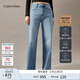 Calvin KleinJeans四季款女士潮流復古洗水微彈ck高腰寬松闊腿牛仔褲J223287 高腰闊腿版-牛仔淺藍-1AA 29 165/74A（2.16尺）72CM