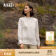 AIGLE艾高抓絨衣POLARTEC保暖耐磨休閑時(shí)尚半拉鏈上衣女 茉莉白 BI272 38 (165/88A)