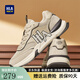 海瀾之家（HLA）男鞋2025新款秋季休閑運動(dòng)鞋子男透氣男士厚底增高旅游鞋老爹鞋男 卡其色 【推薦款】 43 (265mm)