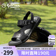 金利來(lái)男士涼鞋25年夏舒適輕便休閑鞋一鞋兩穿沙灘鞋G596520043AAF黑40