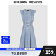 UR2025夏季新款女裝復古牛仔荷葉邊牛仔連衣裙UWG850114