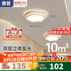 惠普陽臺燈走廊過道燈2025新款玄關(guān)入戶門廳燈簡約現(xiàn)代衣帽間小吸頂燈 36W 10㎡內(nèi)適用 立體光25cm三色