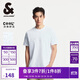杰克·瓊斯（JACK&JONES） 夏季時(shí)尚潮直筒版型羅紋圓領(lǐng)字母裝飾上衣短袖T恤男裝225201072