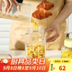 樂扣樂扣（LOCK&LOCK）會呼吸的發(fā)酵容器玻璃儲物罐泡酒臘八蒜果醬密封罐泡菜壇2.2L綠色