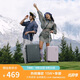美旅箱包行李箱可上飛機登機箱拉桿箱學(xué)生旅行箱機長(cháng)箱16英寸79B 淺粉色