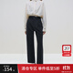 范思藍恩23FS14386時(shí)髦通勤九分休閑褲女冬新款顯高顯瘦褲子 灰色 M